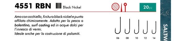 Daikichi 4551 RNB Black Nickel n° 06 pz. 20